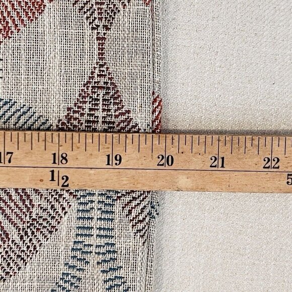 Set of 4 Throw Pillows 20 x 20 Lazy Boy Tan Rust Blue Maroon Grey Removable - Picture 6 of 6